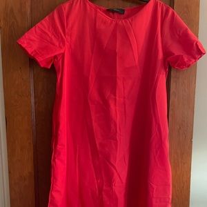 Red dress summer dress